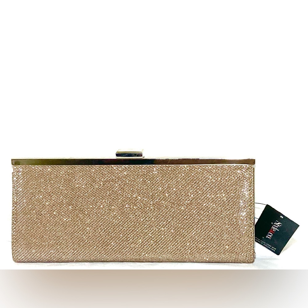 Style & Co. Metallic Gold Hand Clutch